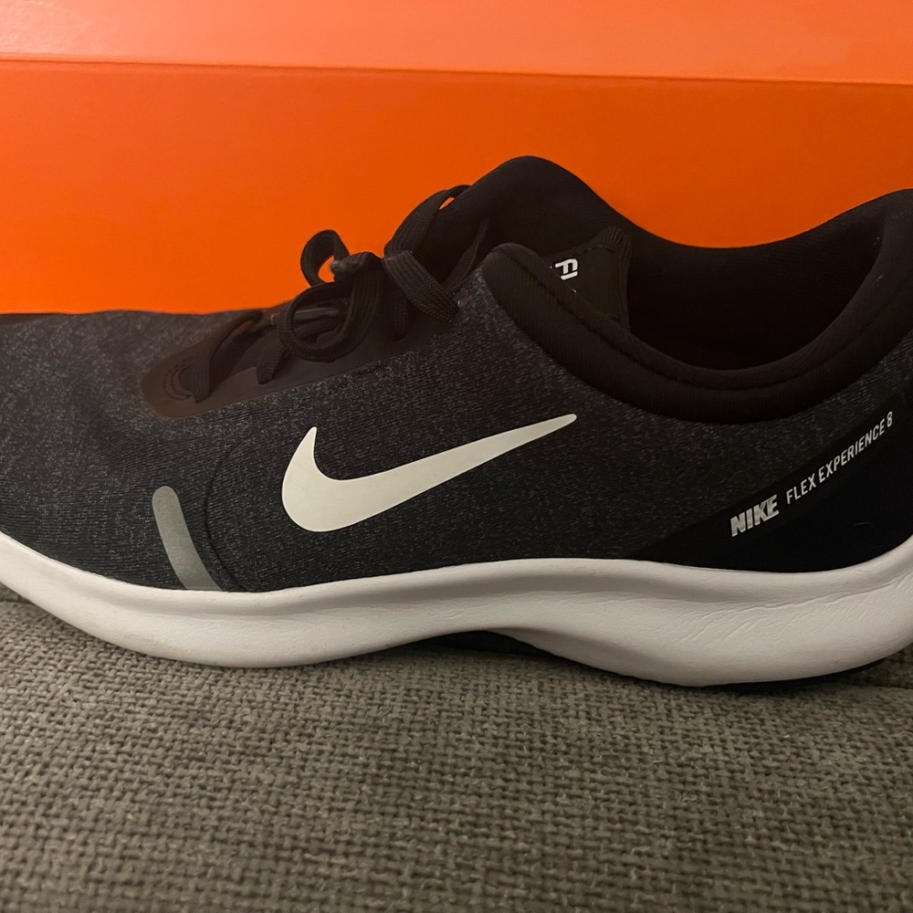 Nike Black and White Flex Experience Sneakers